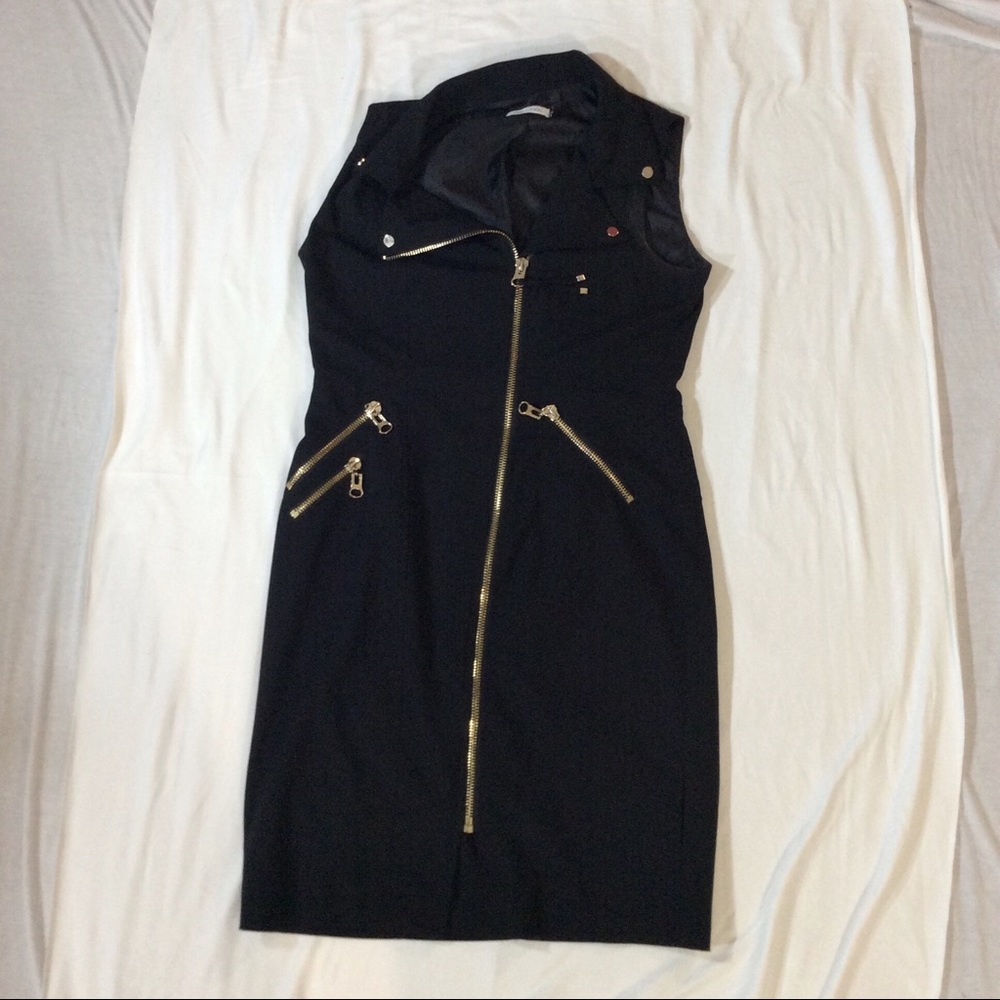 Black zipper Calvin Klein dress size 8